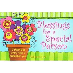 Prayer card - Blessings for a special person
